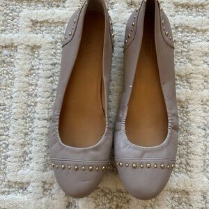 J. Crew Women's Studded Ballet Flats - Gray